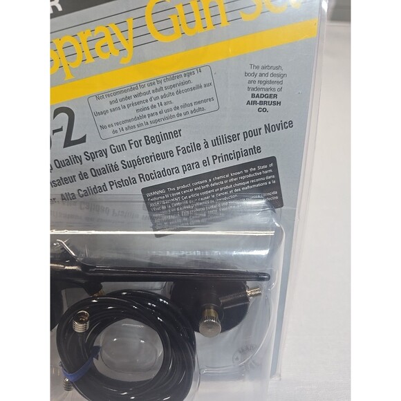 Badger Air-Brush Co Basic SPRAY GUN 250-2  Spray Gun Basic Set - Picture 3 of 8